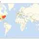 Un mapa de la caída de los servicios de Internet esta mañana. Imagen: Level3 Communications